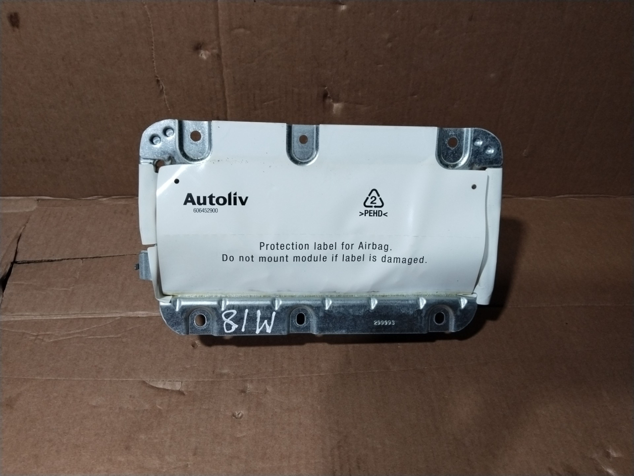 подушка безопасности пассажира Volvo S80 2 поколение 2008, 2.4 л., D 5244 T4, дизель, 30721035 - фото №1