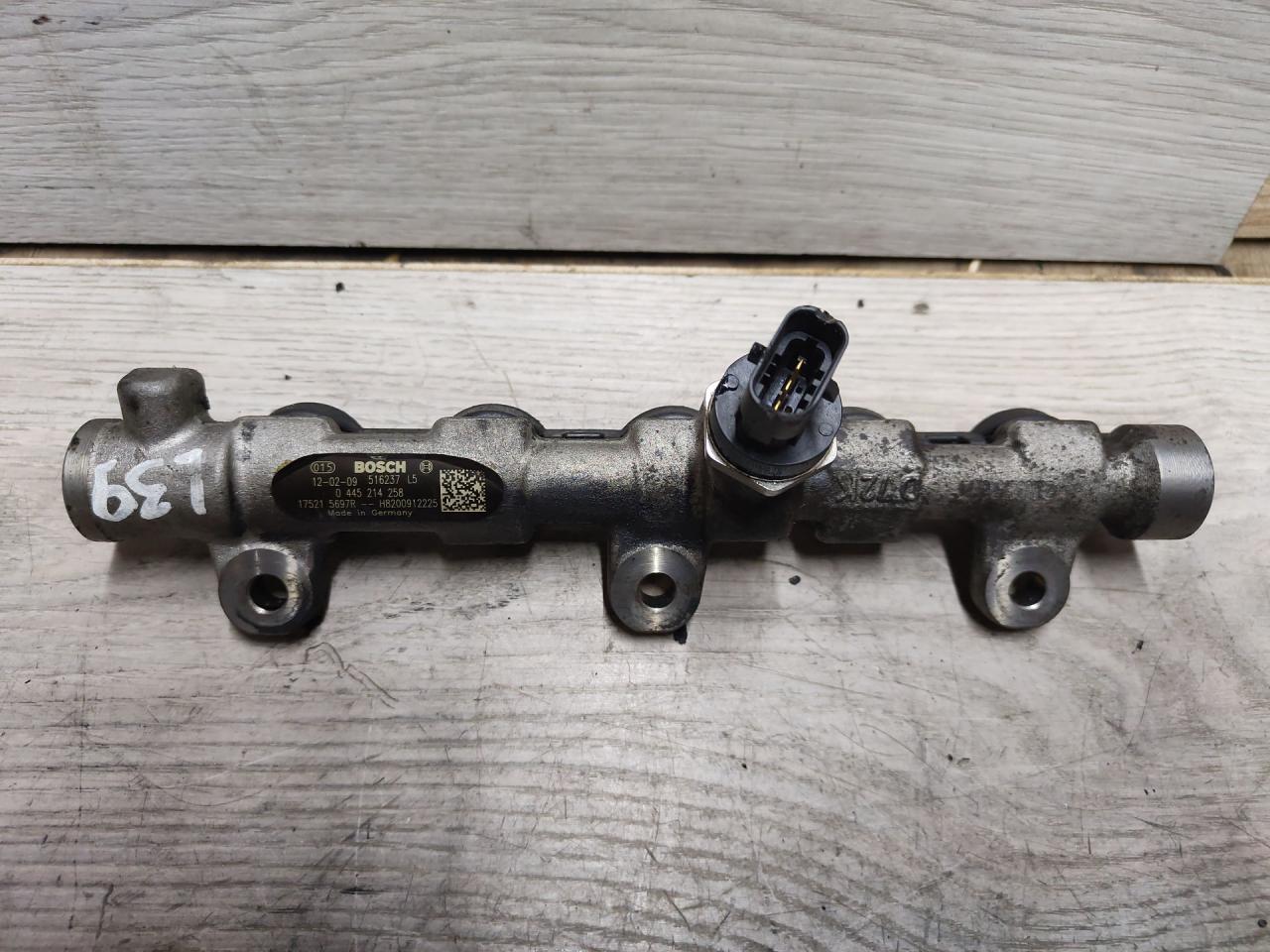 топливная рампа Renault Master 3 поколение 2013, 2.3 л., M9T 670, дизель, 0445214258, H8200912225, 175215697R - фото №1