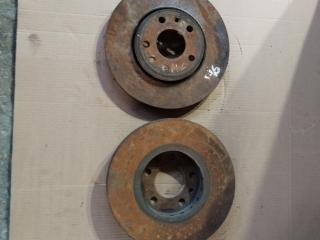 диск тормозной передний Renault Scenic 3 поколение 2011, 1.6 л., R9M 402, дизель, минивэн