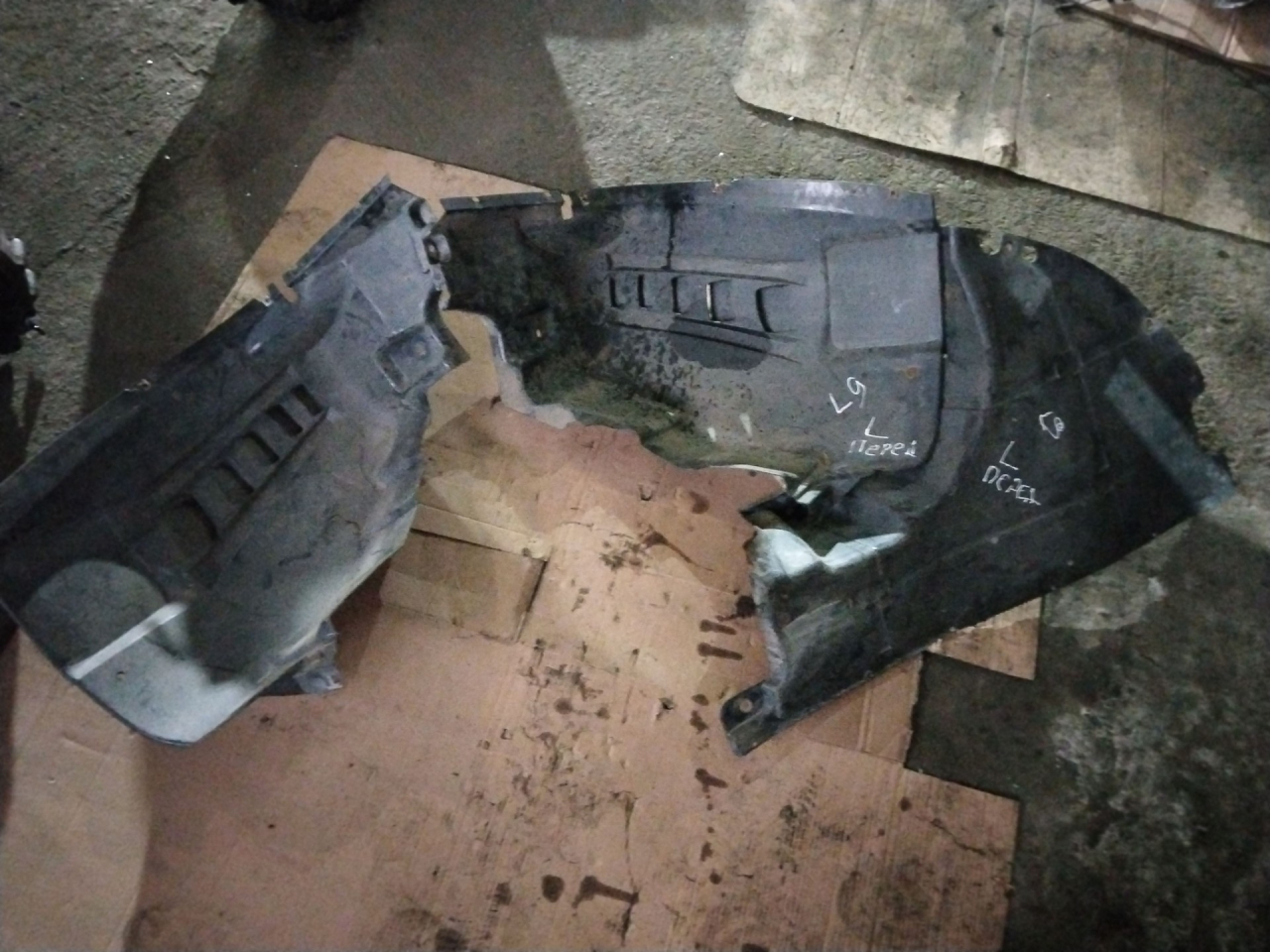 защита арок передняя левая (подкрылок) Peugeot Boxer 2 поколение (1993 - 2001), 2.2 л., 4HU (P22DTE), дизель - фото №1