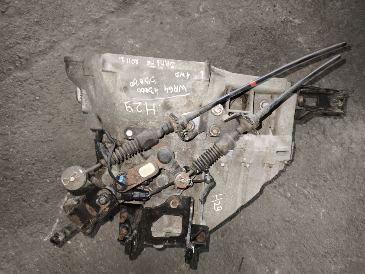 КПП механическая (МКПП) Hyundai Santa Fe 3 поколение (DM) 2014, 2.2 л., D4HB, дизель, D4HB, WR64 - фото №1