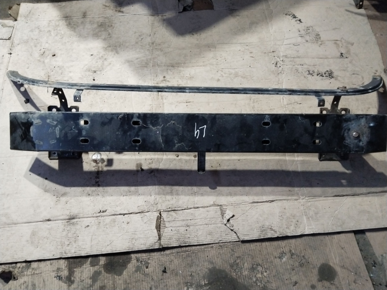 усилитель бампера Citroen Jumper 2 поколение 2011, 2.2 л., 4HH (P22DTE), дизель - фото №1