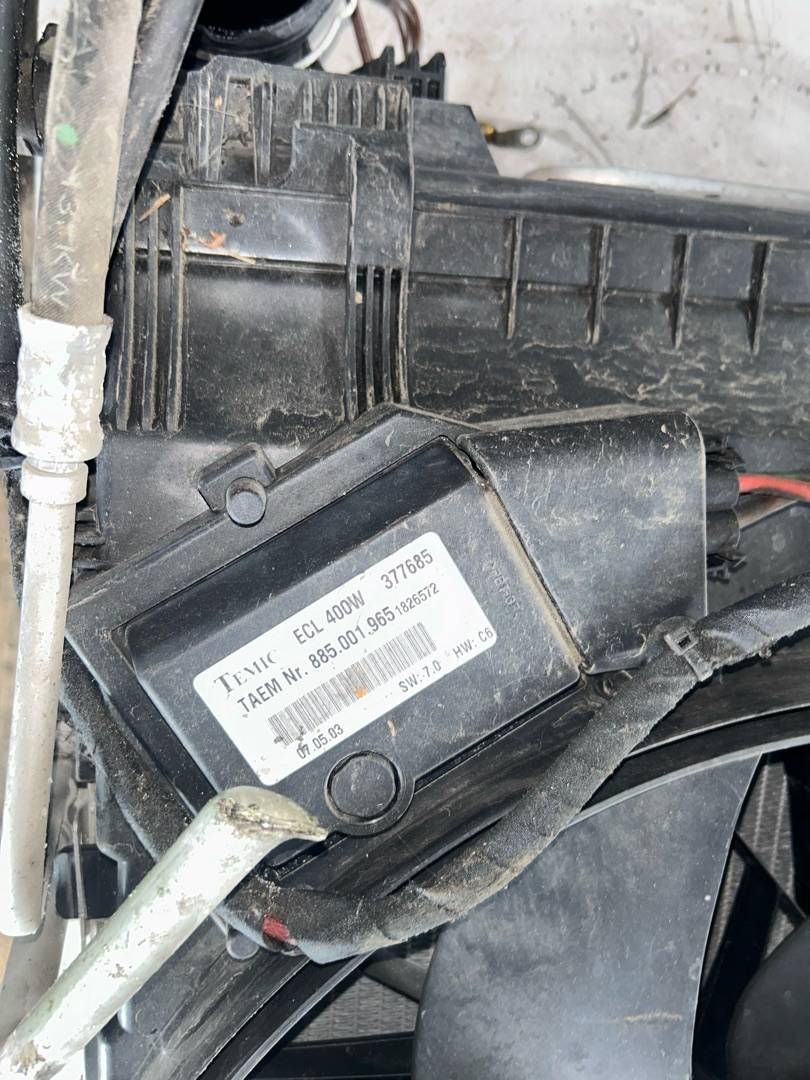 кассета радиаторов Mercedes-Benz C-Класс W203/S203/CL203 2000, 2.2 л., OM 646.962, дизель, МКПП - фото №1