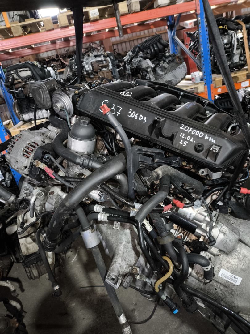 двигатель BMW 3 серия E90/E91/E92/E93 2007, 3.0 л., M57 306 D3, дизель, МКПП, 306D3, M57 - фото №1