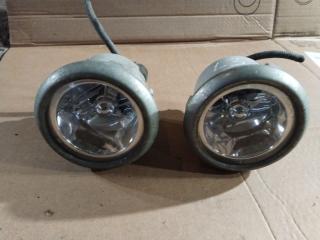 фара противотуманная Hyundai Santa Fe 1 поколение (SM) 2001, 2.0 л., D4EA, дизель