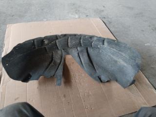 защита арок задняя левая (подкрылок) Volkswagen Tiguan 1 поколение (2007 - 2011), 2.0 л., CBAB, дизель, МКПП, внедорожник 5 дв.