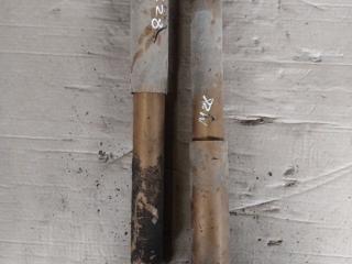 амортизатор задний левый Toyota Land Cruiser Prado 1 поколение J70 1992, 2.4 л., 2L-T, дизель