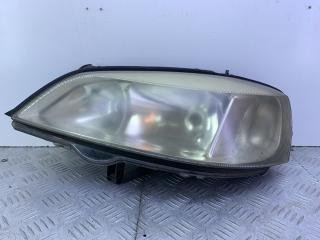 фара левая Opel Astra G 1999, 1.2 л., X 12 XE, бензин, МКПП, зеленый, универсал, задний привод, 90520877
