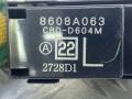 кнопка стеклоподъемника двери задней левой Mitsubishi Outlander 2 поколение (2005 - 2010), 8608A063, C8DD604M, 2728D1 - фото №7