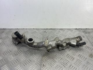 фланец (тройник) системы охлаждения Peugeot 406 1 поколение [рестайлинг] 2001, 3.0 л., бензин, МКПП, синий, универсал, передний привод, 962695730