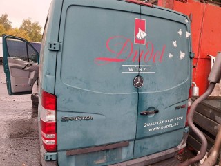 крыло заднее левое Mercedes-Benz Sprinter 2 поколение (W906) (2006 - 2014), 2.1 л., OM 651.955, дизель, МКПП, зеленый, задний привод