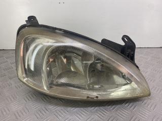фара правая Opel Corsa C F08 2001, 1.0 л., Z 10 XE, бензин, МКПП, черный, хетчбэк 3 дв., передний привод, 09114330, 89302121