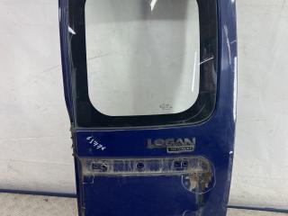 дверь задняя распашная правая Renault Logan 1 поколение (2004 - 2009), 1.4 л., бензин, МКПП, синий, фургон, передний привод