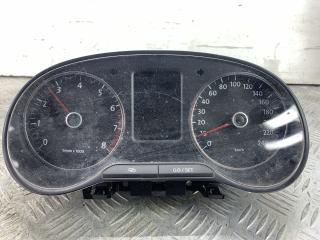 щиток приборов (приборная панель) Volkswagen Polo 5 поколение 2011, 1.4 л., CGGB, бензин, 5МКПП, синий, хетчбэк 5 дв., передний привод, 6R0920860H