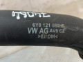 патрубок радиатора Volkswagen Fox 2 поколение 5Z 2007, 1.2 л., BMD, бензин, МКПП, хетчбэк 3 дв., 6Q0122291F, 6Y0121086F - фото №7