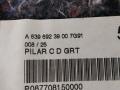 обшивка салона Mercedes-Benz Vito W639 2006, 3.2 л., M 112.951, бензин, АКПП, черный, задний привод, A6396923900 - фото №10