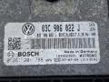 блок управления двигателем Volkswagen Golf 5 поколение 2007, 1.4 л., CAXA, бензин, 6МКПП, серый, универсал, передний привод, 03C906022J - фото №4