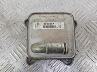 теплообменник масляного фильтра Skoda Fabia 1 поколение (6Y) (1999 - 2004), 1.2 л., CBZA, бензин, МКПП, серый, универсал, передний привод, 03F117021A