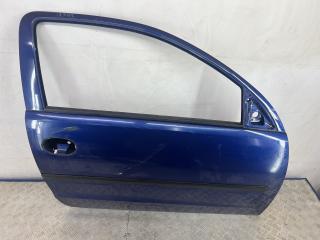 дверь передняя правая Opel Corsa C 2003, 1.0 л., Z 10 XEP, бензин, МКПП, синий, хетчбэк 3 дв., передний привод