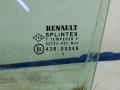 стекло двери передней левой Renault Scenic 1 поколение [рестайлинг] 2003, 1.9 л., F9Q 732, дизель, МКПП, оливковый, минивэн, передний привод - фото №2