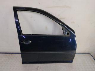 дверь передняя правая Volkswagen Bora 1 поколение 1J2 (1998 - 2005), черный, седан, передний привод