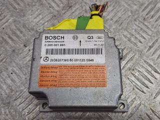 блок AirBag Mercedes-Benz C-Класс W203/S203/CL203 [рестайлинг] W203.054 2005, 3.0 л., M 272.940, бензин, АКПП, темно синий, седан, задний привод, 0285001881, 2038207385