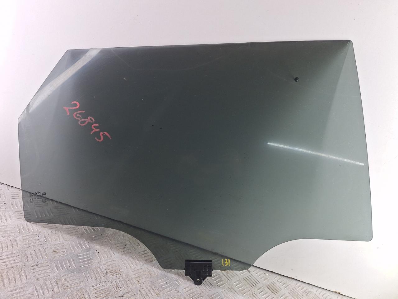 стекло двери задней правой Hyundai Grand Santa Fe 1 поколение 2015, 2.2 л., D4HB, дизель, АКПП, внедорожник 5 дв., полный привод - фото №1