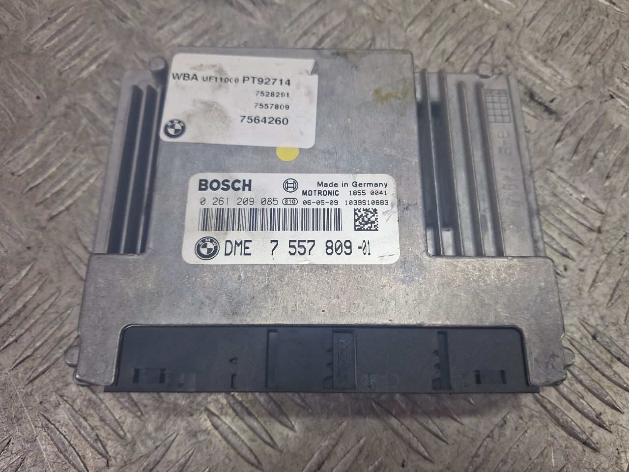 блок управления двигателем BMW 1 серия E81/E82/E87/E88 2006, 1.6 л., N45 B16 A, бензин, МКПП, хетчбэк 5 дв., задний привод, 755780901, 0261209085 - фото №1