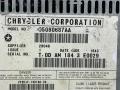 магнитола Chrysler Voyager 4 поколение 2004, 2.5 л., ENJ, дизель, МКПП, темно-синий, минивэн, передний привод, AM1843E0029, 0508067AA - фото №9