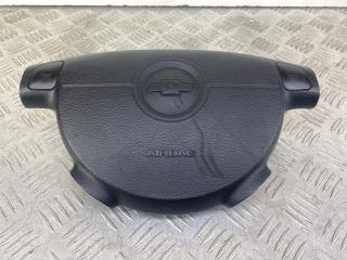подушка безопасности водителя Chevrolet Aveo T200 2005, 1.6 л., бензин, АКПП, черный, передний привод
