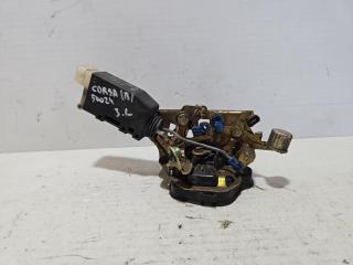 замок двери задней левой Opel Corsa B 1997, 1.0 л., X 10 XE, бензин, МКПП, черный, хетчбэк 5 дв., передний привод, 605329, 90493703