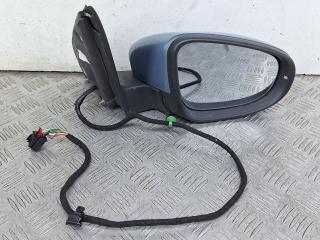 зеркало наружное правое Volkswagen Golf 6 поколение 2008, 1.4 л., CGGA, бензин, 5МКПП, голубой, хетчбэк 5 дв., передний привод