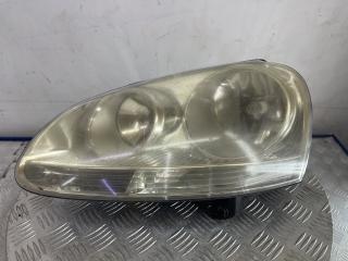 фара левая Volkswagen Golf 5 поколение 2005, 1.6 л., BSE, бензин, 5МКПП, черный, хетчбэк 3 дв., передний привод, 0301212203, 1K6941005N
