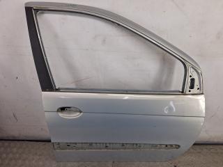 дверь передняя правая Renault Scenic 1 поколение [рестайлинг] 2002, 1.6 л., K4M 700, бензин, МКПП, серебро, минивэн, передний привод