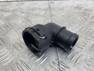 фланец (тройник) системы охлаждения Volkswagen Caddy 5 поколение 2022, бежевый, фургон, передний привод, 5Q0122291FC