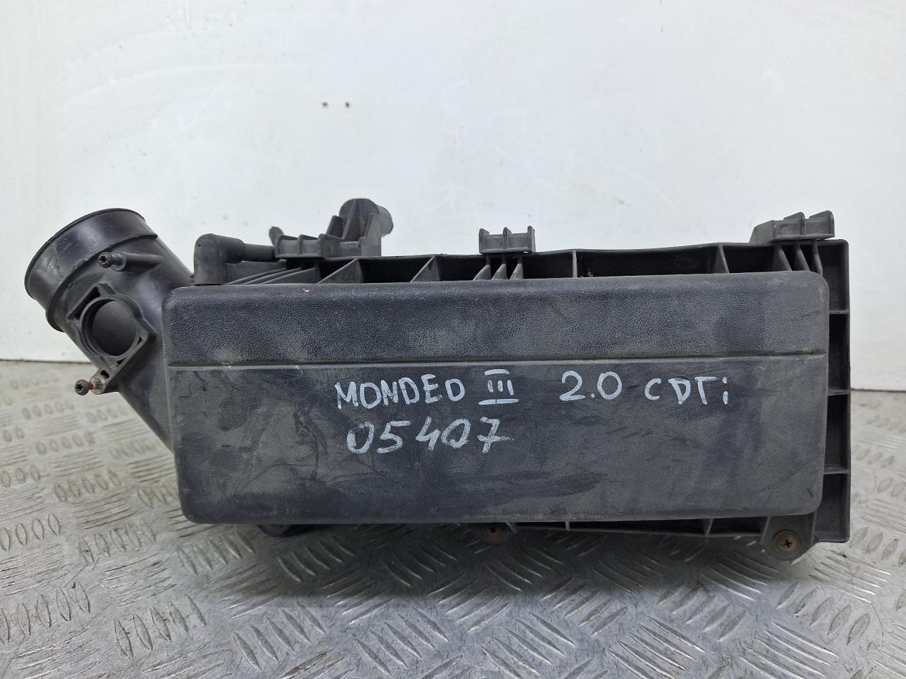 корпус воздушного фильтра Ford Mondeo 3 поколение 2002, 2.0 л., дизель, МКПП, синий, универсал, передний привод - фото №1