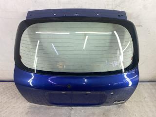 крышка багажника (дверь 3-5) Daihatsu Sirion 1 поколение M100 [рестайлинг] (2001 - 2004), 1.0 л., EJ-DE, бензин, МКПП, синий, хетчбэк 5 дв., передний привод