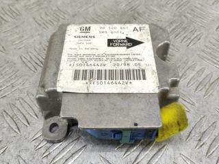 блок AirBag Opel Astra G 2001, 1.6 л., X 16 SZR, бензин, МКПП, бордовый, хетчбэк 3 дв., передний привод, 90520841AF