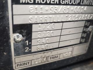 MG ZS 1 поколение