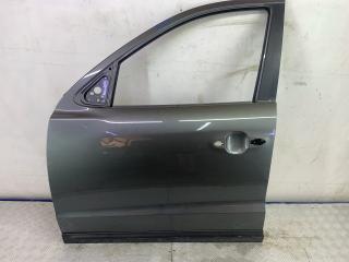 дверь передняя левая Hyundai Santa Fe 2 поколение (CM) 2007, 2.2 л., D4EB, дизель, АКПП, серый, внедорожник 5 дв., полный привод