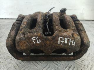 суппорт передний левый Peugeot 607 1 поколение [рестайлинг] 2006, 2.7 л., DT17TED4, дизель, АКПП, голубой, седан, передний привод