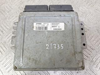 блок управления двигателем Renault Megane 1 поколение [рестайлинг] (1999 - 2003), бордовый, передний привод, 8200080285, 8200164240, S118301110B