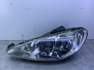 фара левая Peugeot 206 1 поколение [рестайлинг] (2002 - 2009), 1.1 л., HFX (TU1JP), бензин, синий, хетчбэк 3 дв., передний привод, 9628666880