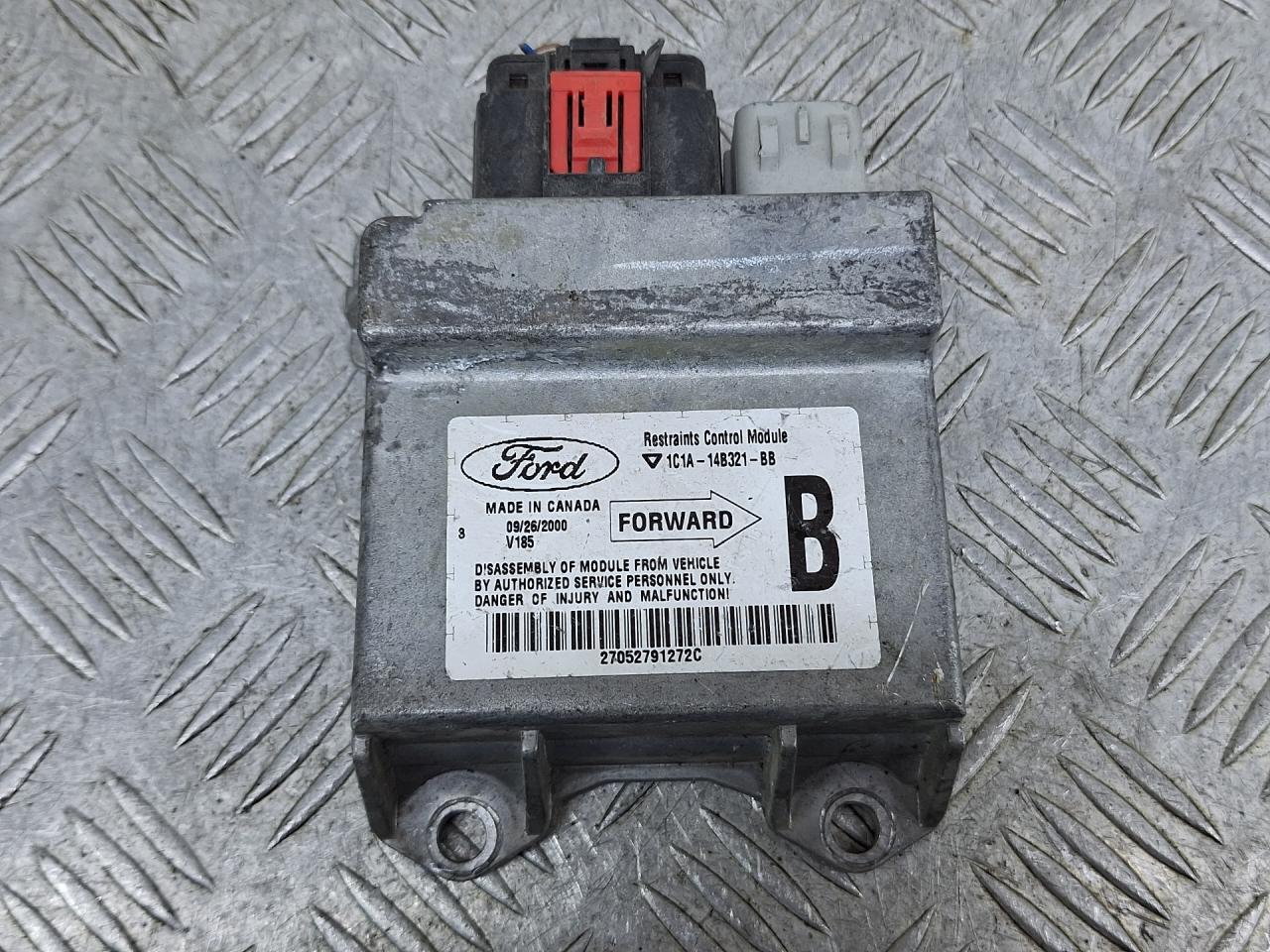 блок AirBag Ford Transit 5 поколение 2003, 2.0 л., дизель, МКПП, белый, микроавтобус, передний привод, 1C1A14B321BB, 27052791272C - фото №1