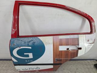 дверь задняя левая Skoda Octavia 1 поколение (A4) [рестайлинг] 1U 2010, 1.9 л., AXR, дизель, 5МКПП, красный, хетчбэк 5 дв., передний привод