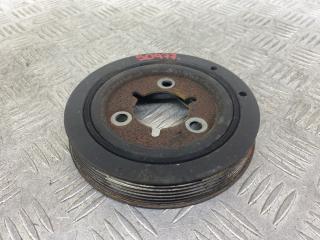 шкив коленвала Peugeot 206 1 поколение [рестайлинг] (2002 - 2009), 1.4 л., KFU (ET3J4), бензин, МКПП, серебро, хетчбэк 3 дв., передний привод