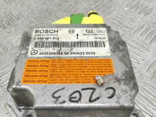 блок AirBag Mercedes-Benz C-Класс W203/S203/CL203 [рестайлинг] 2005, 2.2 л., дизель, серебро, универсал, задний привод, 0285001813, 2038206385