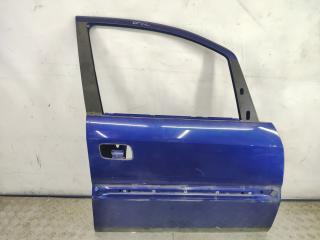 дверь передняя правая Opel Zafira 1 поколение (A) [рестайлинг] 2005, 2.2 л., Y 22 DTR, дизель, синий, минивэн, передний привод