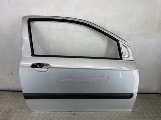 дверь передняя правая Hyundai Getz 1 поколение [рестайлинг] 2006, 1.3 л., бензин, МКПП, серебро, хетчбэк 3 дв., передний привод
