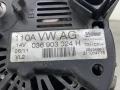 генератор Volkswagen Polo 5 поколение 2011, 1.4 л., CGGB, бензин, 5МКПП, синий, хетчбэк 5 дв., передний привод, 036903024H - фото №7